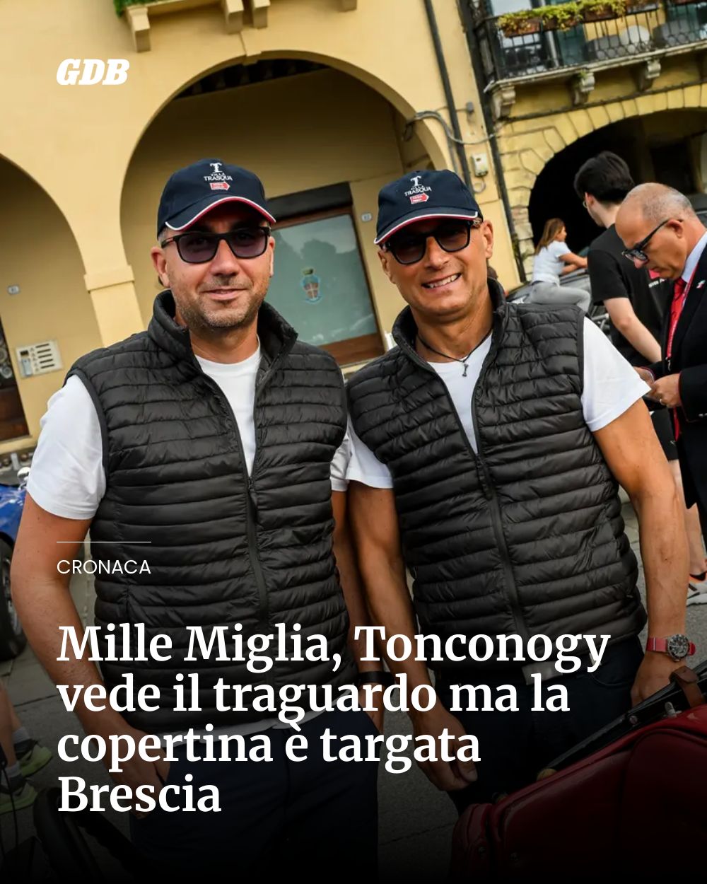 Post Instagram @giornaledibrescia: Mille Miglia, Tonconogy vede il traguardo ma la copertina è targata Brescia...