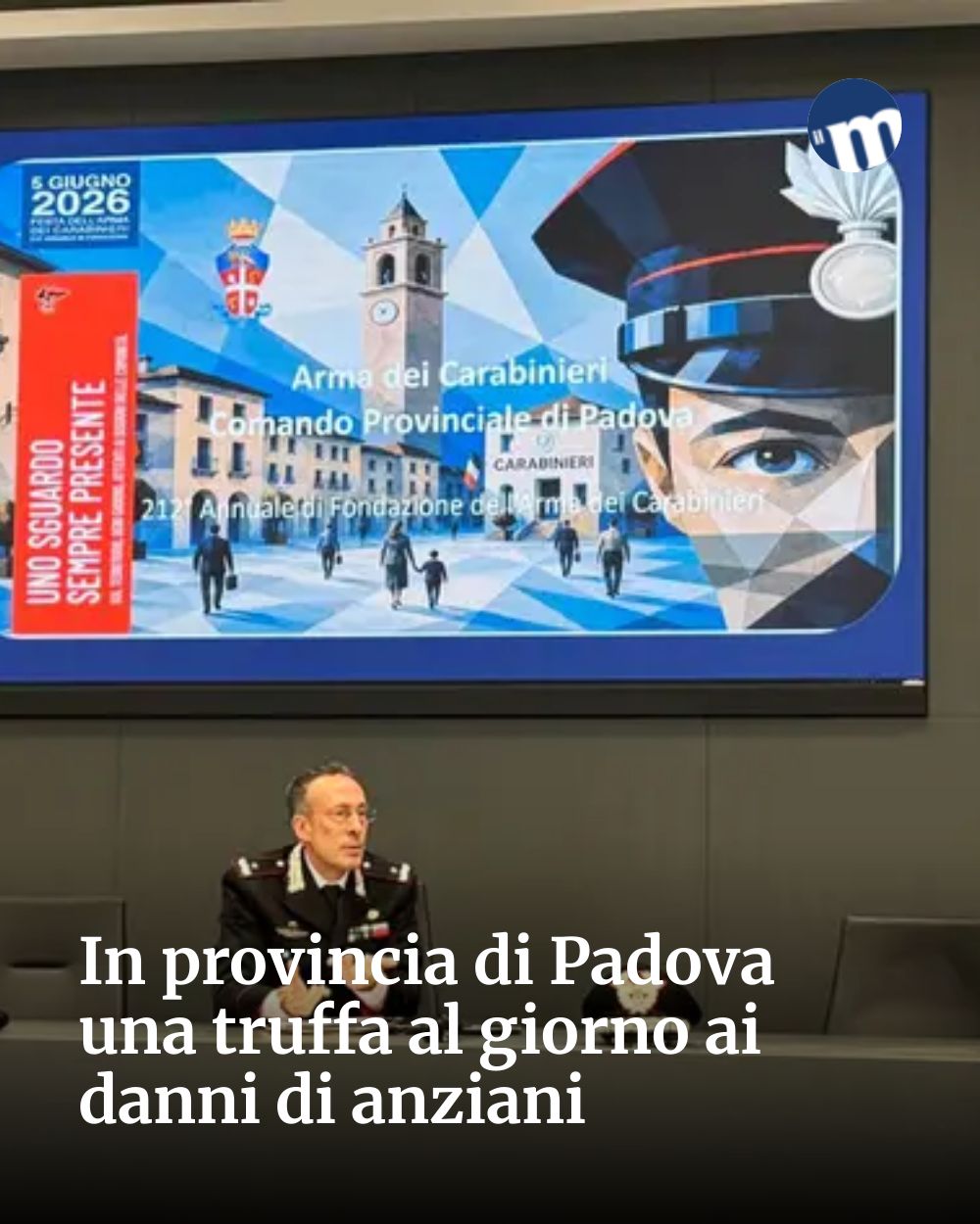 Post Instagram @socialbeat.test: In provincia di Padova una truffa al giorno ai danni di anziani...