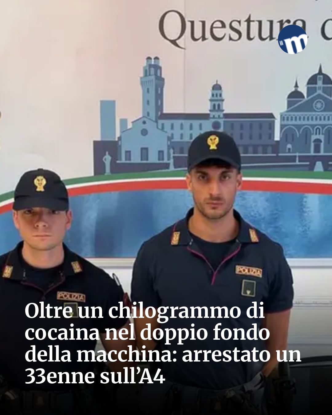 Post Instagram @socialbeat.test: Oltre un chilogrammo di cocaina nel doppio fondo della macchina: arrestato un 33enne sull’A4...