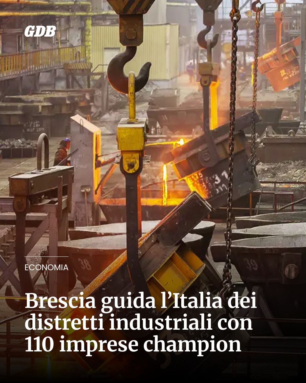 Post Instagram @giornaledibrescia: Brescia guida l’Italia dei distretti industriali con 110 imprese champion...