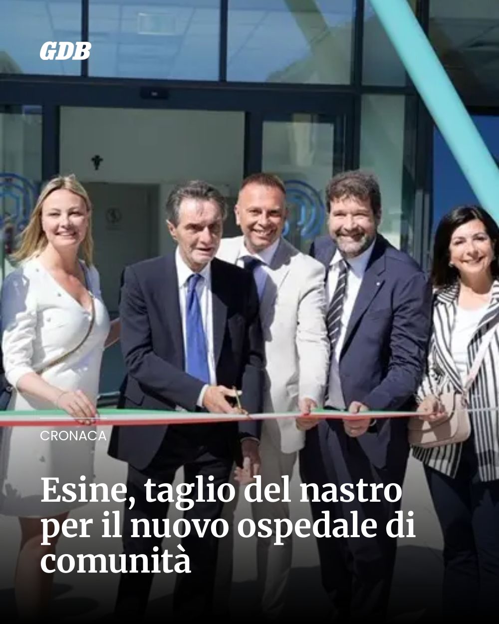 Post Instagram @giornaledibrescia: Esine, taglio del nastro per il nuovo ospedale di comunità...