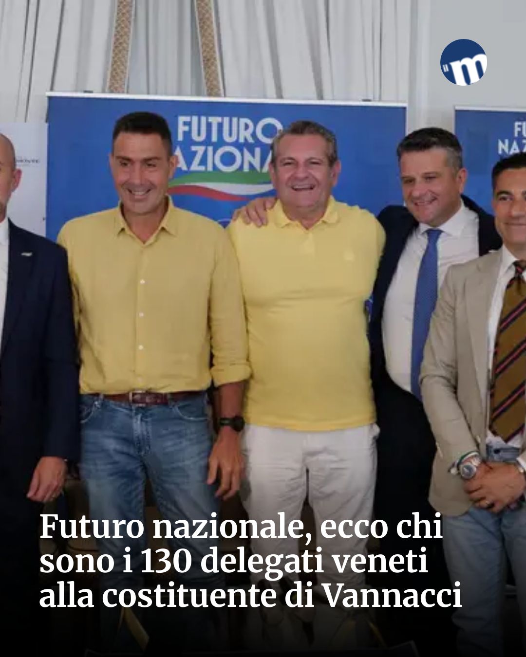 Post Instagram @socialbeat.test: Futuro nazionale, ecco chi sono i 130 delegati veneti alla costituente di Vannacci...