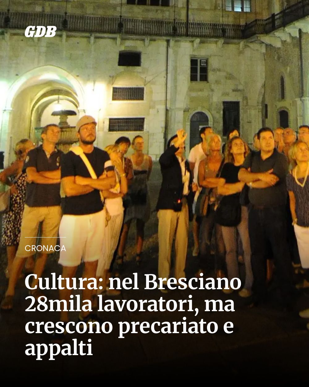 Post Instagram @giornaledibrescia: Cultura: nel Bresciano 28mila lavoratori, ma crescono precariato e appalti...