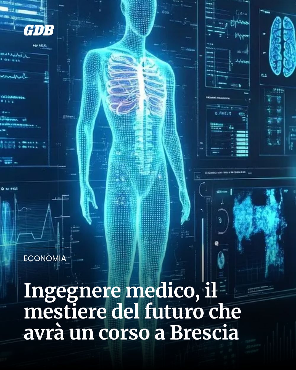 Post Instagram @giornaledibrescia: Ingegnere medico, il mestiere del futuro che avrà un corso a Brescia...