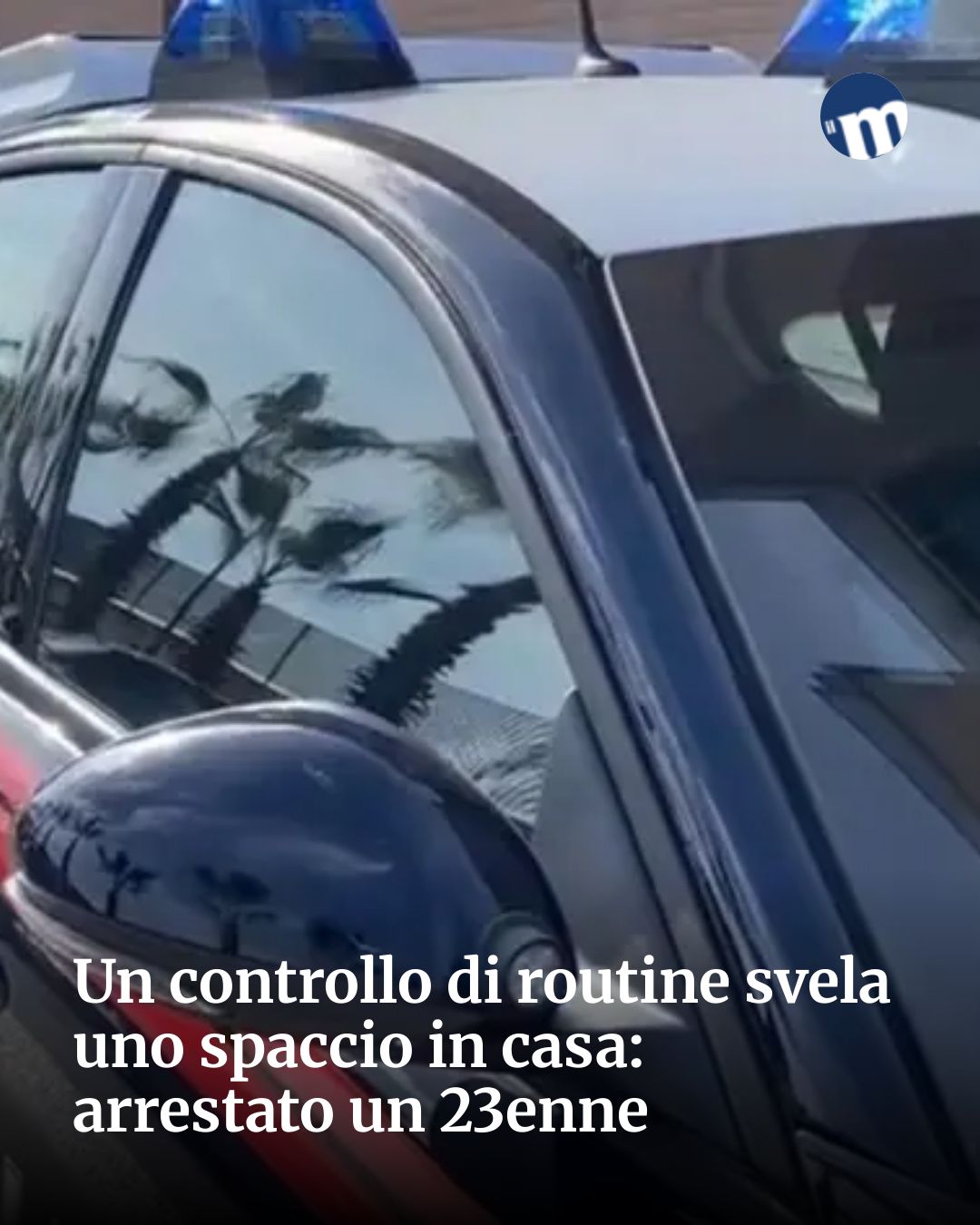 Post Instagram @socialbeat.test: Un controllo di routine svela uno spaccio in casa: arrestato un 23enne...