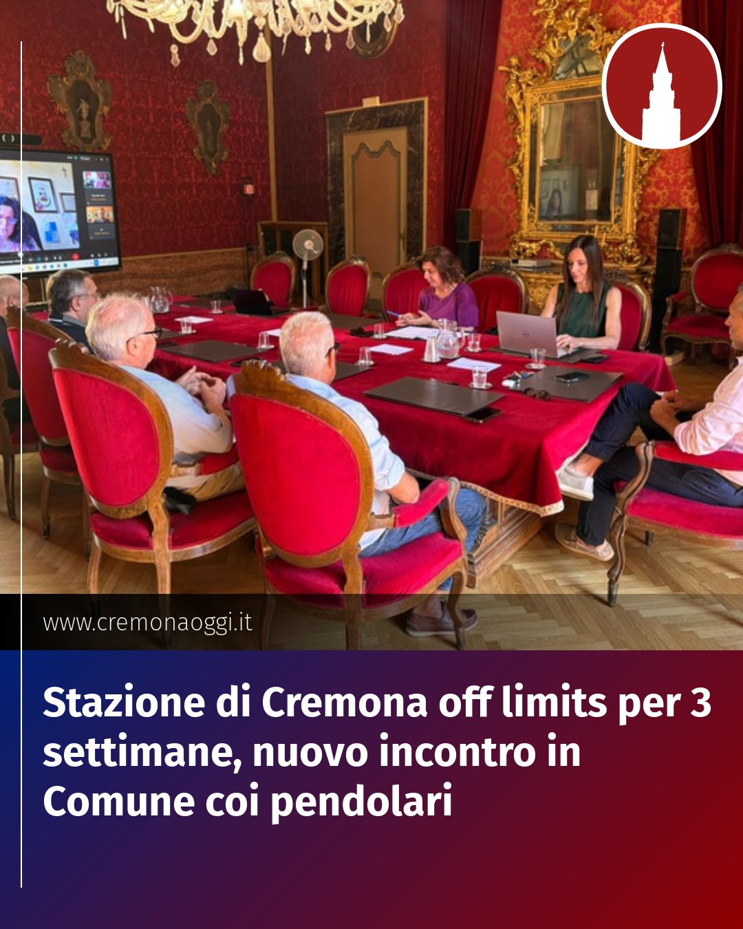 Post Instagram @Cremona_Oggi: Stazione di Cremona off limits per 3 settimane, nuovo incontro in Comune coi pendolari...