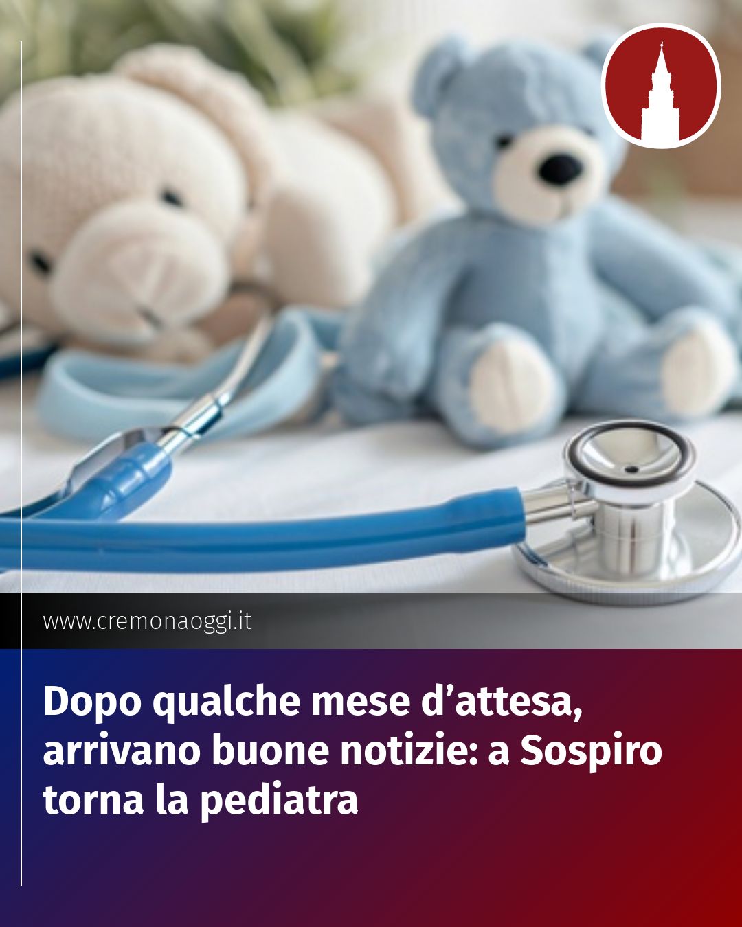 Post Instagram @Cremona_Oggi: Dopo qualche mese d’attesa, arrivano buone notizie: a Sospiro torna la pediatra...