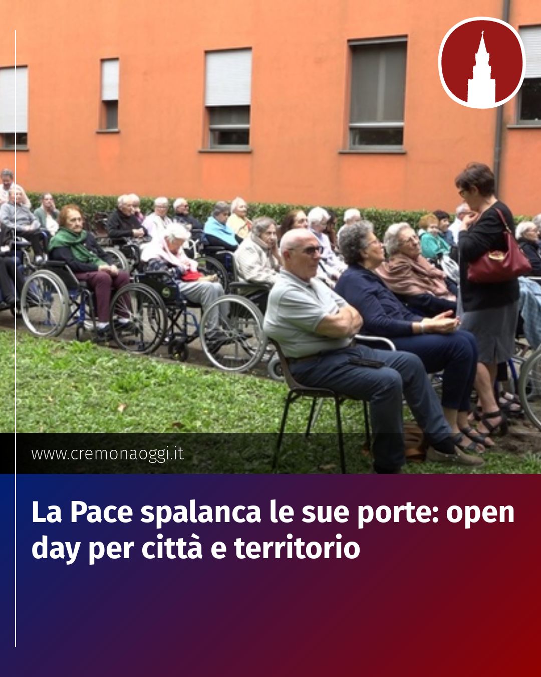 Post Instagram @Cremona_Oggi: La Pace spalanca le sue porte: open day per città e territorio...