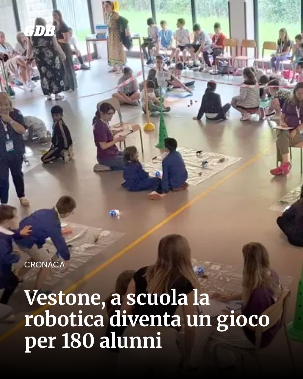 Post Instagram @giornaledibrescia: Vestone, a scuola la robotica diventa un gioco per 180 alunni...