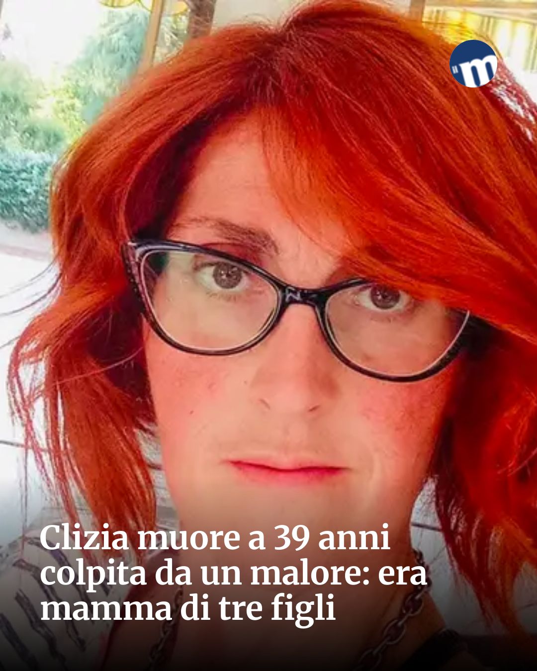 Post Instagram @socialbeat.test: Clizia muore a 39 anni colpita da un malore: era mamma di tre figli...