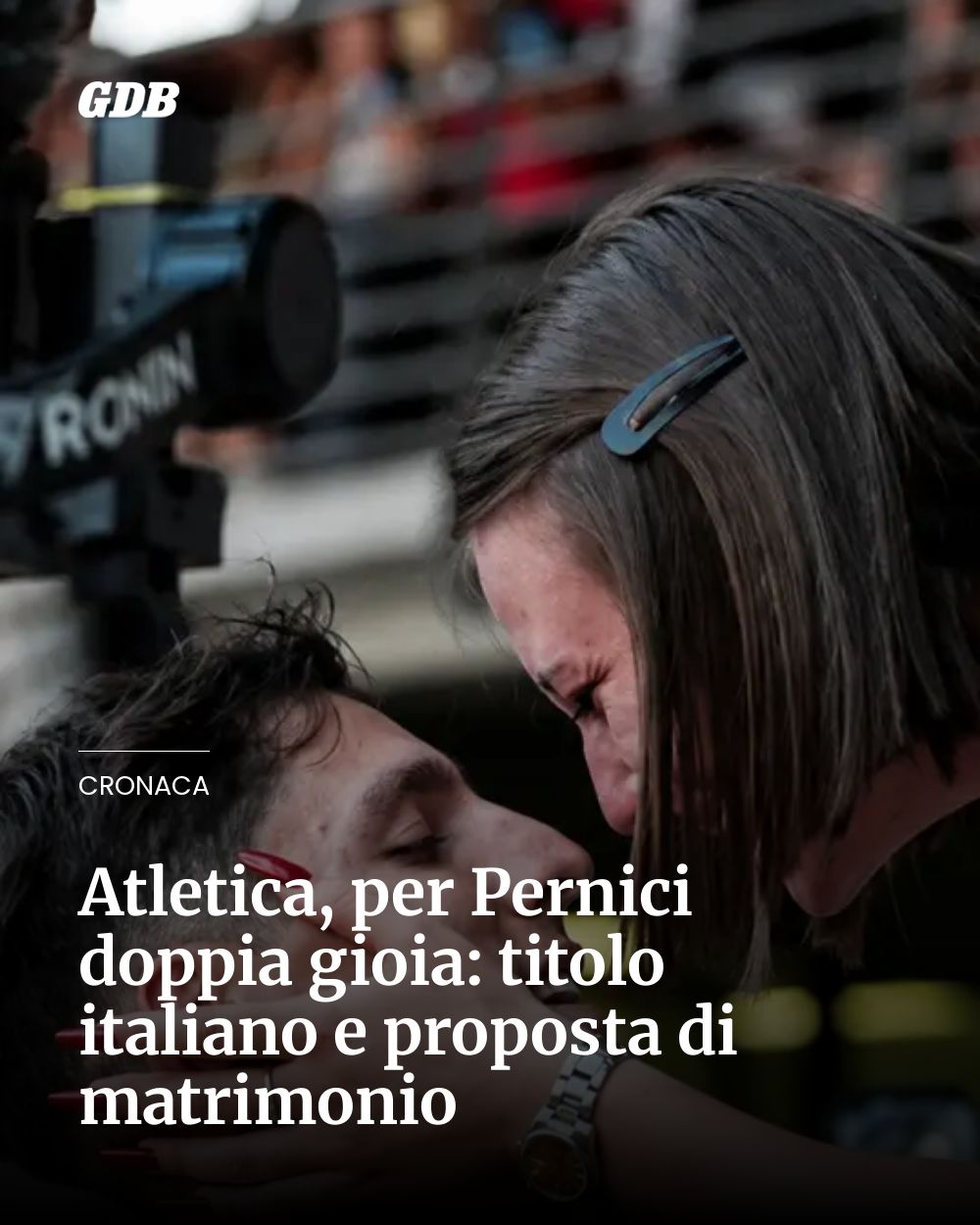 Post Instagram @giornaledibrescia: Atletica, per Pernici doppia gioia: titolo italiano e proposta di matrimonio...