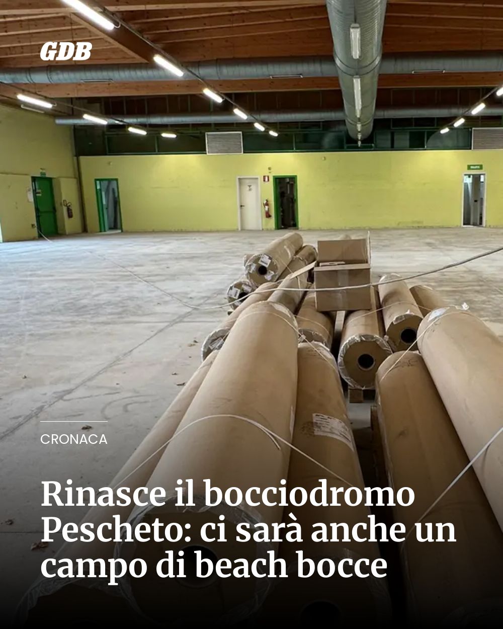 Post Instagram @giornaledibrescia: Rinasce il bocciodromo Pescheto: ci sarà anche un campo di beach bocce...