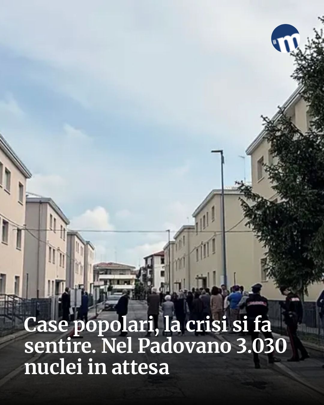 Post Instagram @socialbeat.test: Case popolari, la crisi si fa sentire. Nel Padovano 3.030 nuclei in attesa...