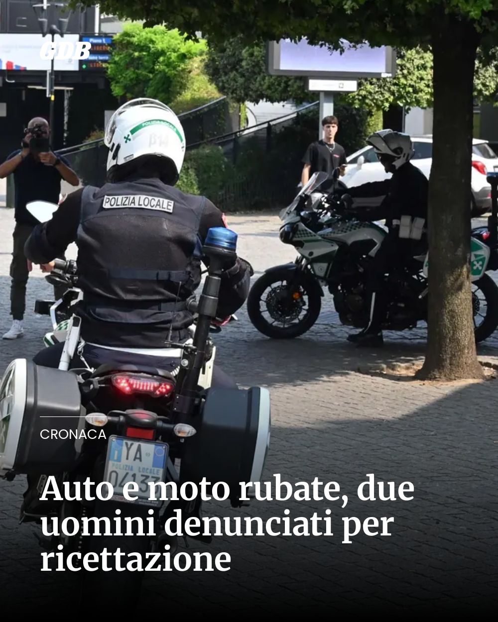 Post Instagram @giornaledibrescia: Auto e moto rubate, due uomini denunciati per ricettazione...