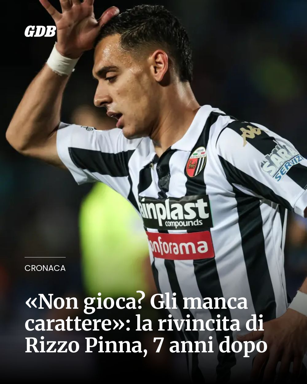 Post Instagram @giornaledibrescia: «Non gioca? Gli manca carattere»: la rivincita di Rizzo Pinna, 7 anni dopo...