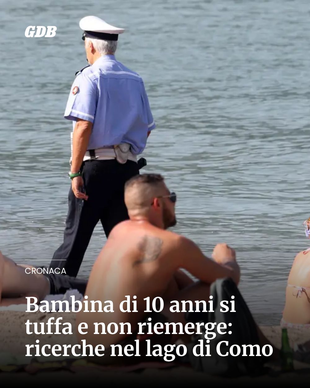 Post Instagram @giornaledibrescia: Bambina di 10 anni si tuffa e non riemerge: ricerche nel lago di Como...