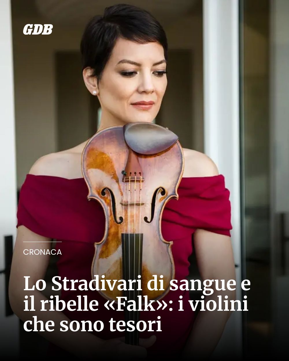 Post Instagram @giornaledibrescia: Lo Stradivari di sangue e il ribelle «Falk»: i violini che sono tesori...