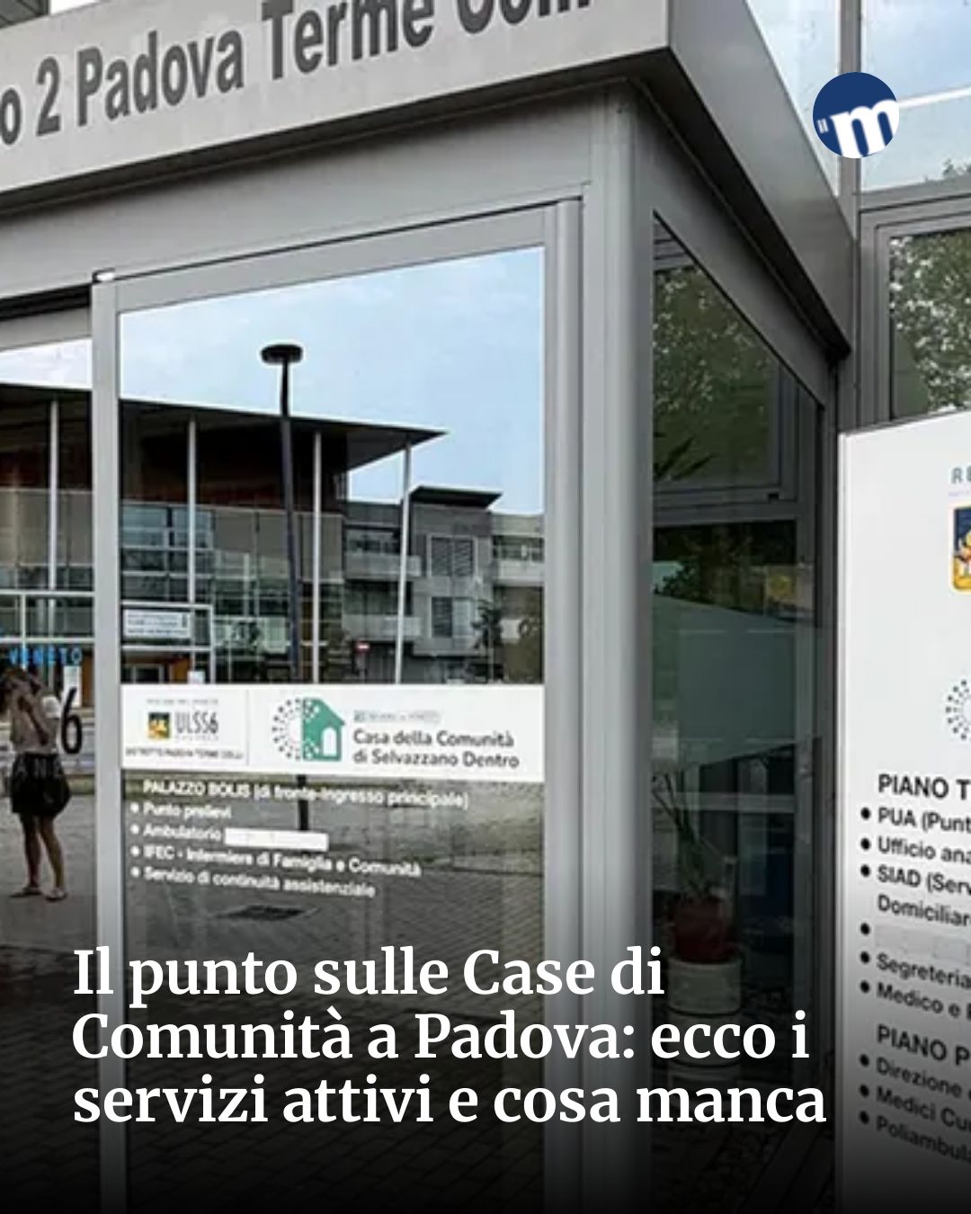 Post Instagram @socialbeat.test: Il punto sulle Case di Comunità a Padova: ecco i servizi attivi e cosa manca...