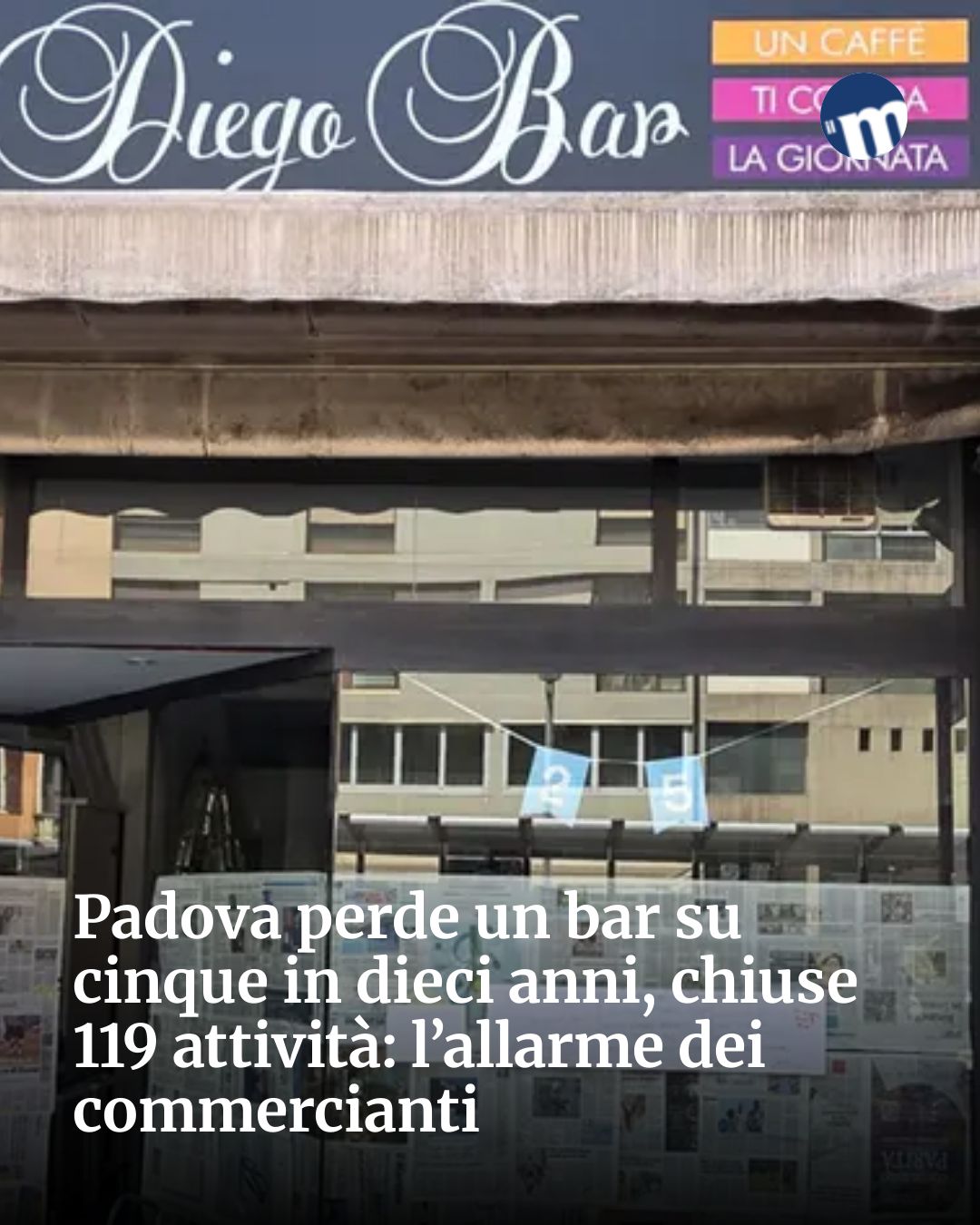 Post Instagram @socialbeat.test: Padova perde un bar su cinque in dieci anni, chiuse 119 attività: l’allarme dei commercianti...