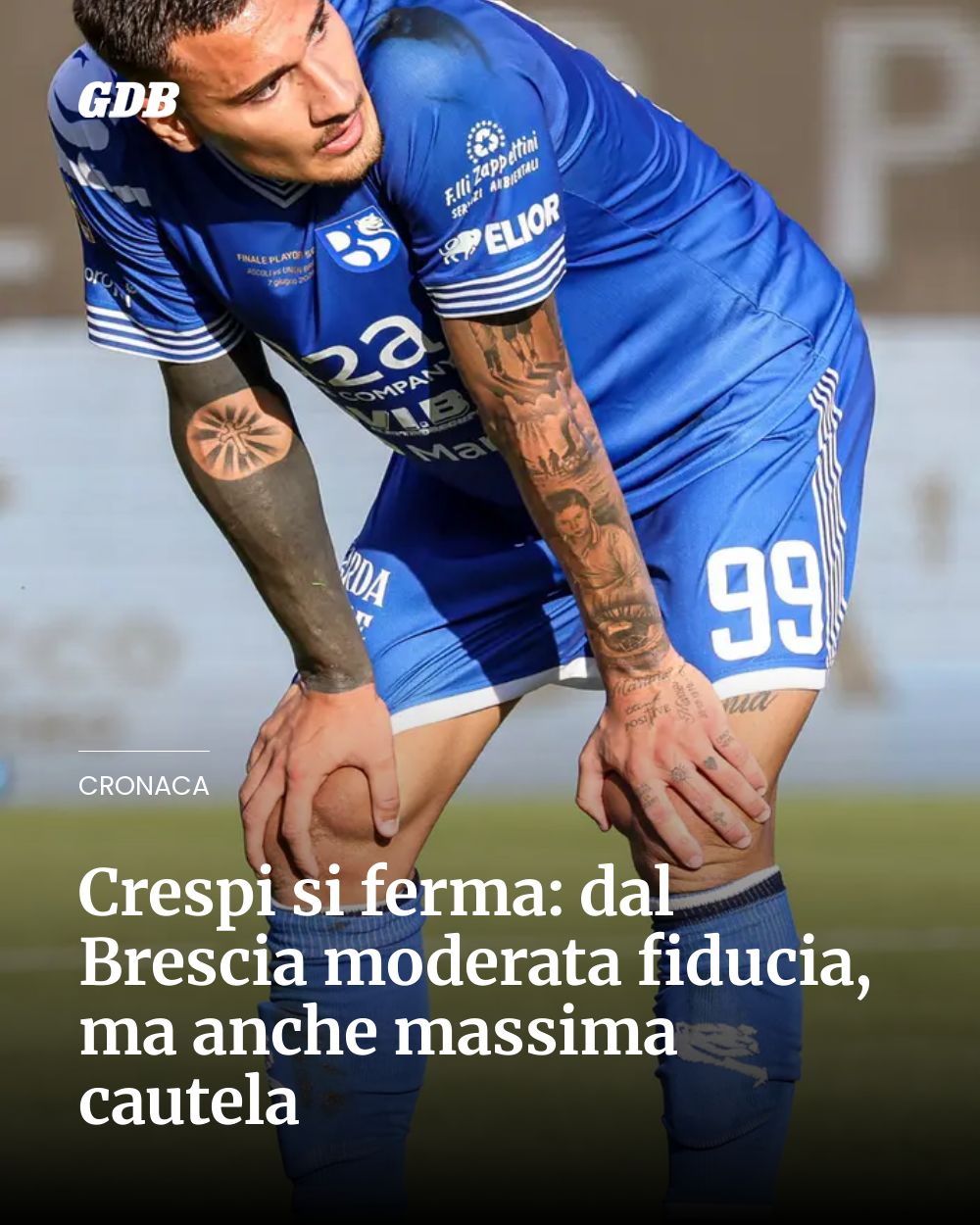 Post Instagram @giornaledibrescia: Crespi si ferma: dal Brescia moderata fiducia, ma anche massima cautela...