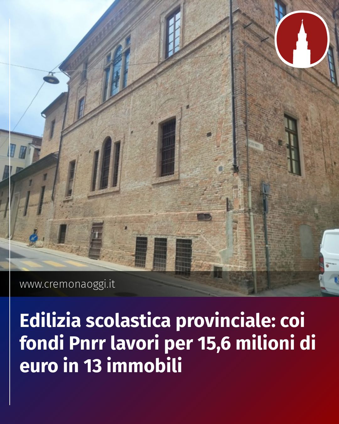 Post Instagram @Cremona_Oggi: Edilizia scolastica provinciale: coi fondi Pnrr lavori per 15,6 milioni di euro in 13 immobili...