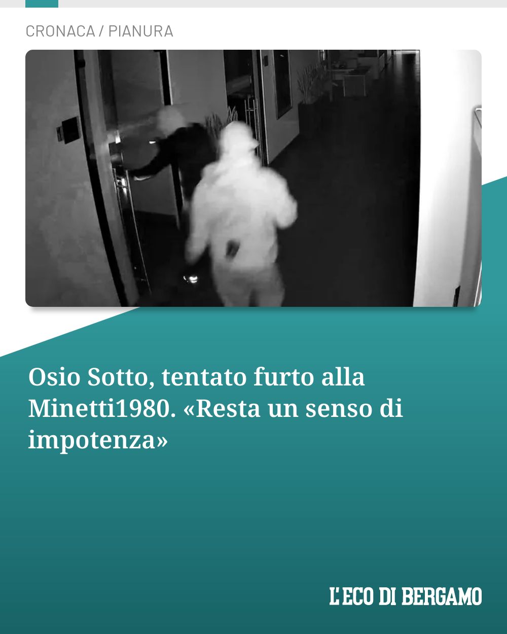 Post Instagram @ecodibergamo: Osio Sotto, tentato furto alla Minetti1980. «Resta un senso di impotenza»...