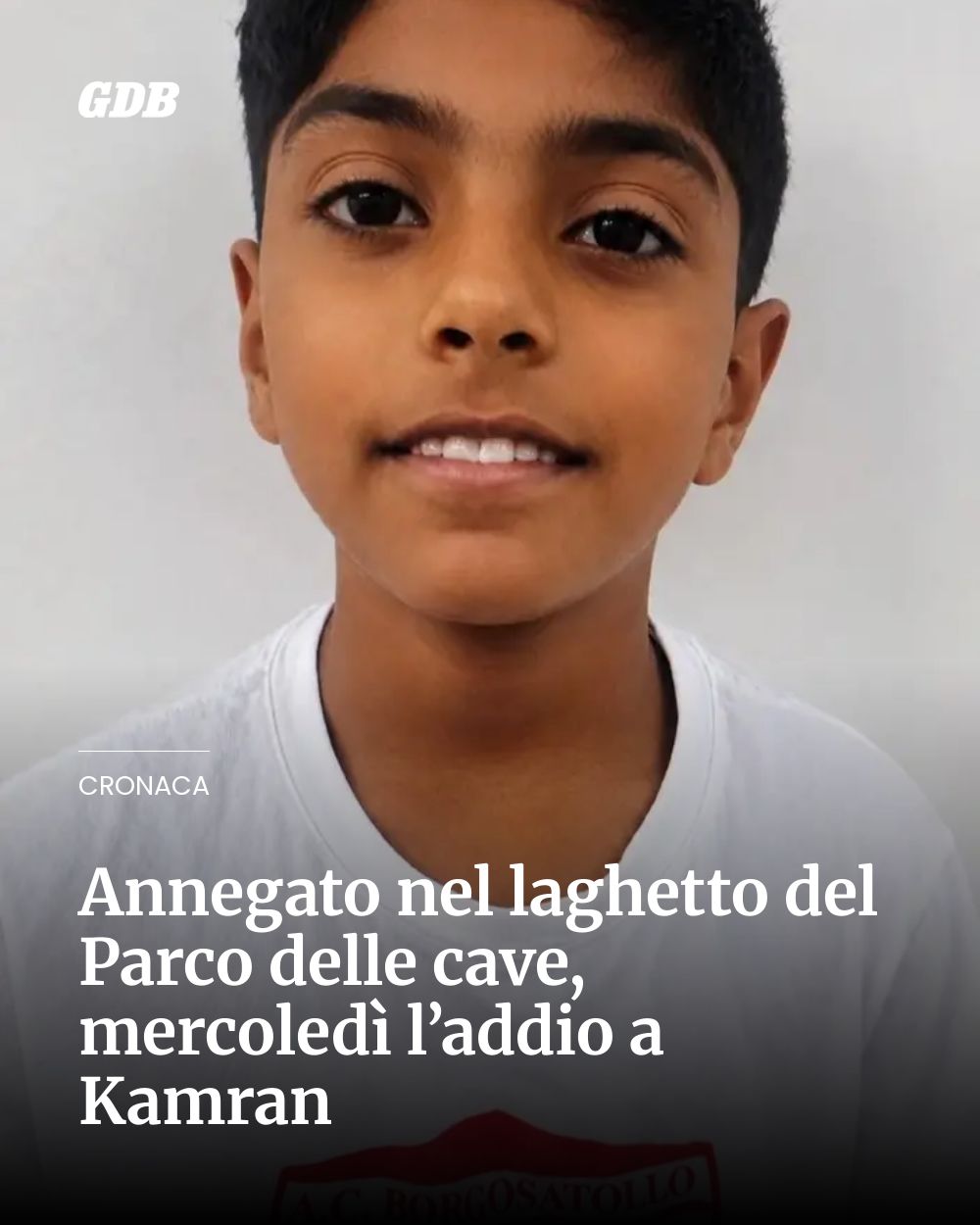 Post Instagram @giornaledibrescia: Annegato nel laghetto del Parco delle cave, mercoledì l’addio a Kamran...