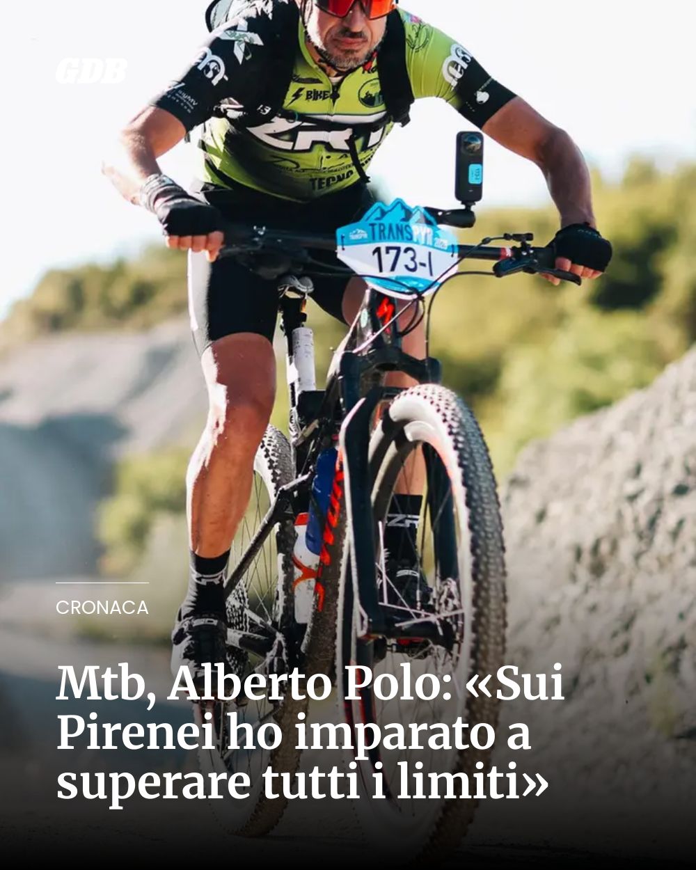 Post Instagram @giornaledibrescia: Mtb, Alberto Polo: «Sui Pirenei ho imparato a superare tutti i limiti»...