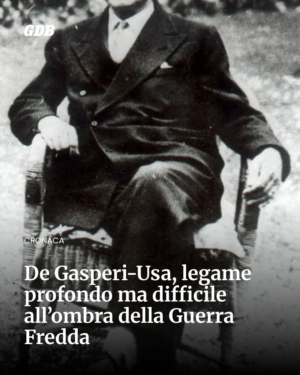 Post Instagram @giornaledibrescia: De Gasperi-Usa, legame profondo ma difficile all’ombra della Guerra Fredda...