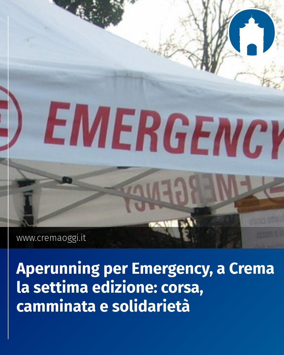 Post Instagram @redazione@cremaoggi.it: Aperunning per Emergency, a Crema la settima edizione: corsa, camminata e solidarietà...