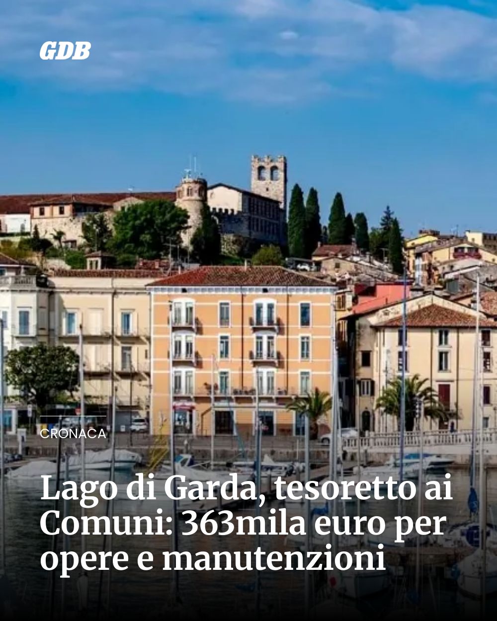 Post Instagram @giornaledibrescia: Lago di Garda, tesoretto ai Comuni: 363mila euro per opere e manutenzioni...
