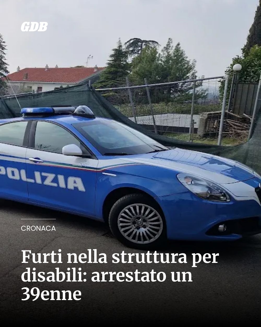 Post Instagram @giornaledibrescia: Furti nella struttura per disabili: arrestato un 39enne...