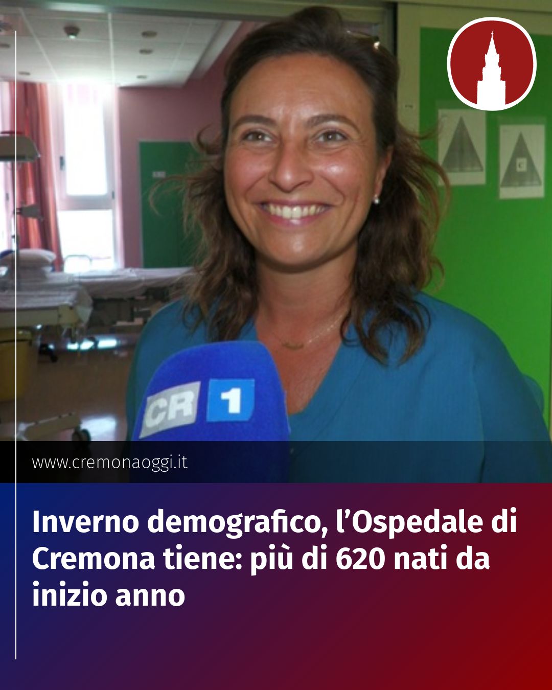Post Instagram @Cremona_Oggi: Inverno demografico, l’Ospedale di Cremona tiene: più di 620 nati da inizio anno...