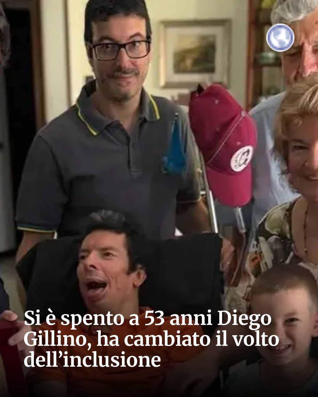Post Instagram @socialbeat.test: Si è spento a 53 anni Diego Gillino, ha cambiato il volto dell’inclusione...