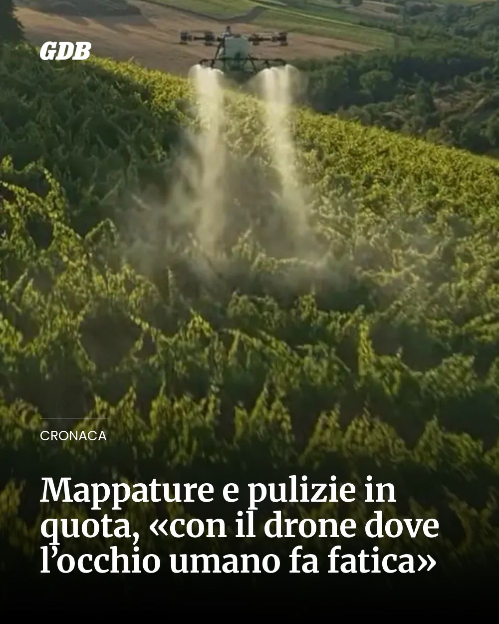 Post Instagram @giornaledibrescia: Mappature e pulizie in quota, «con il drone dove l’occhio umano fa fatica»...