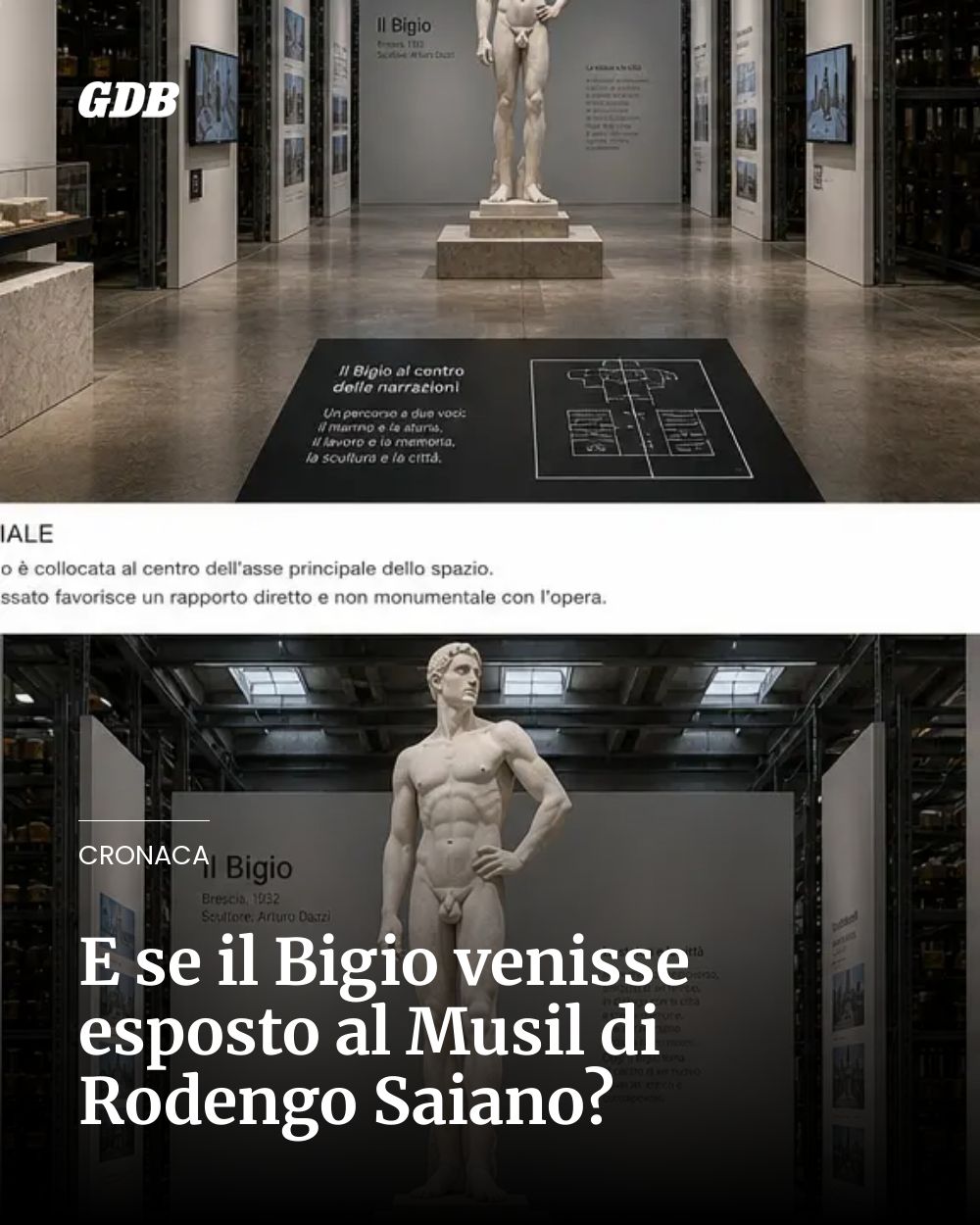 Post Instagram @giornaledibrescia: E se il Bigio venisse esposto al Musil di Rodengo Saiano?...