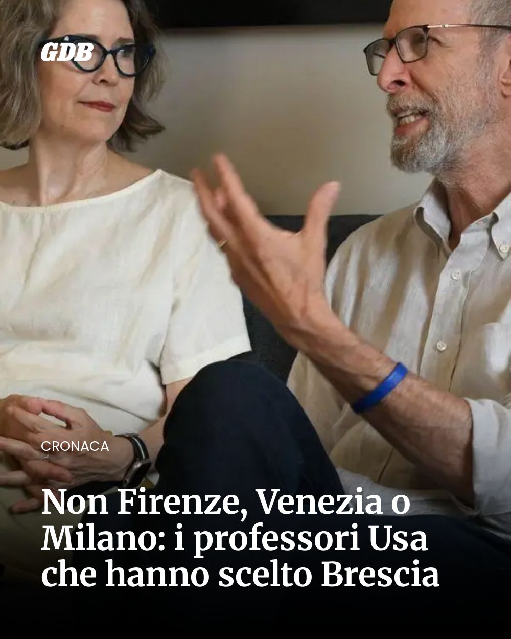 Post Instagram @giornaledibrescia: Non Firenze, Venezia o Milano: i professori Usa che hanno scelto Brescia...