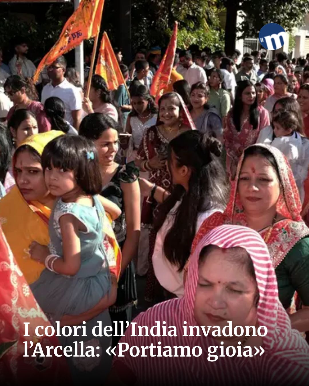 Post Instagram @socialbeat.test: I colori dell’India invadono l’Arcella: «Portiamo gioia»...
