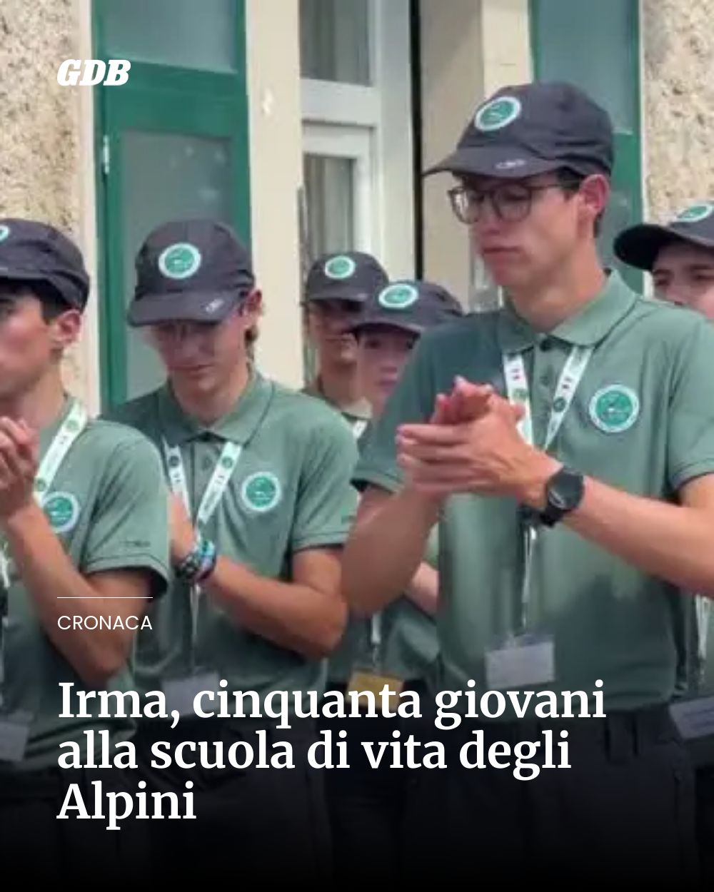 Post Instagram @giornaledibrescia: Irma, cinquanta giovani alla scuola di vita degli Alpini...