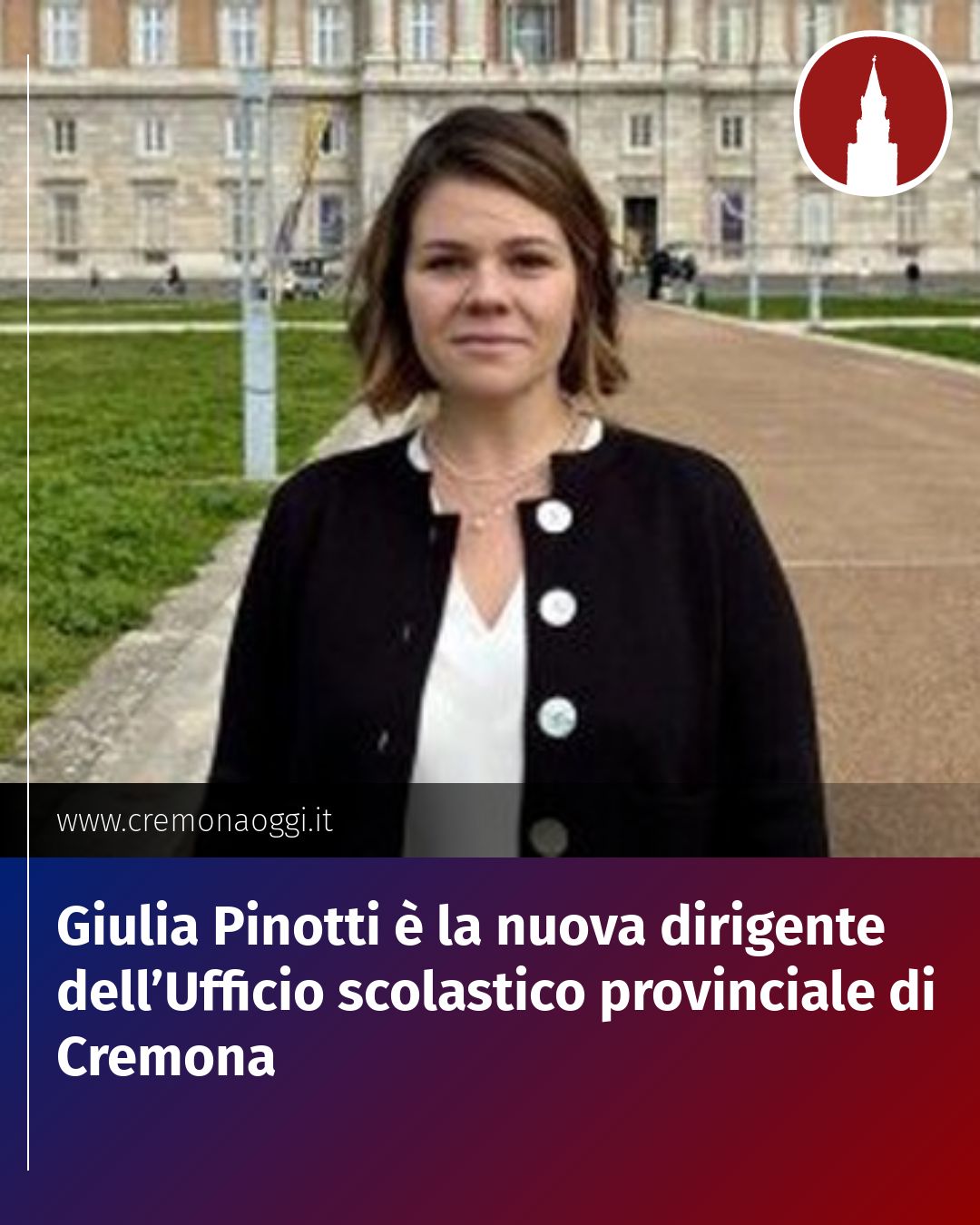 Post Instagram @Cremona_Oggi: Giulia Pinotti è la nuova dirigente dell’Ufficio scolastico provinciale di Cremona...