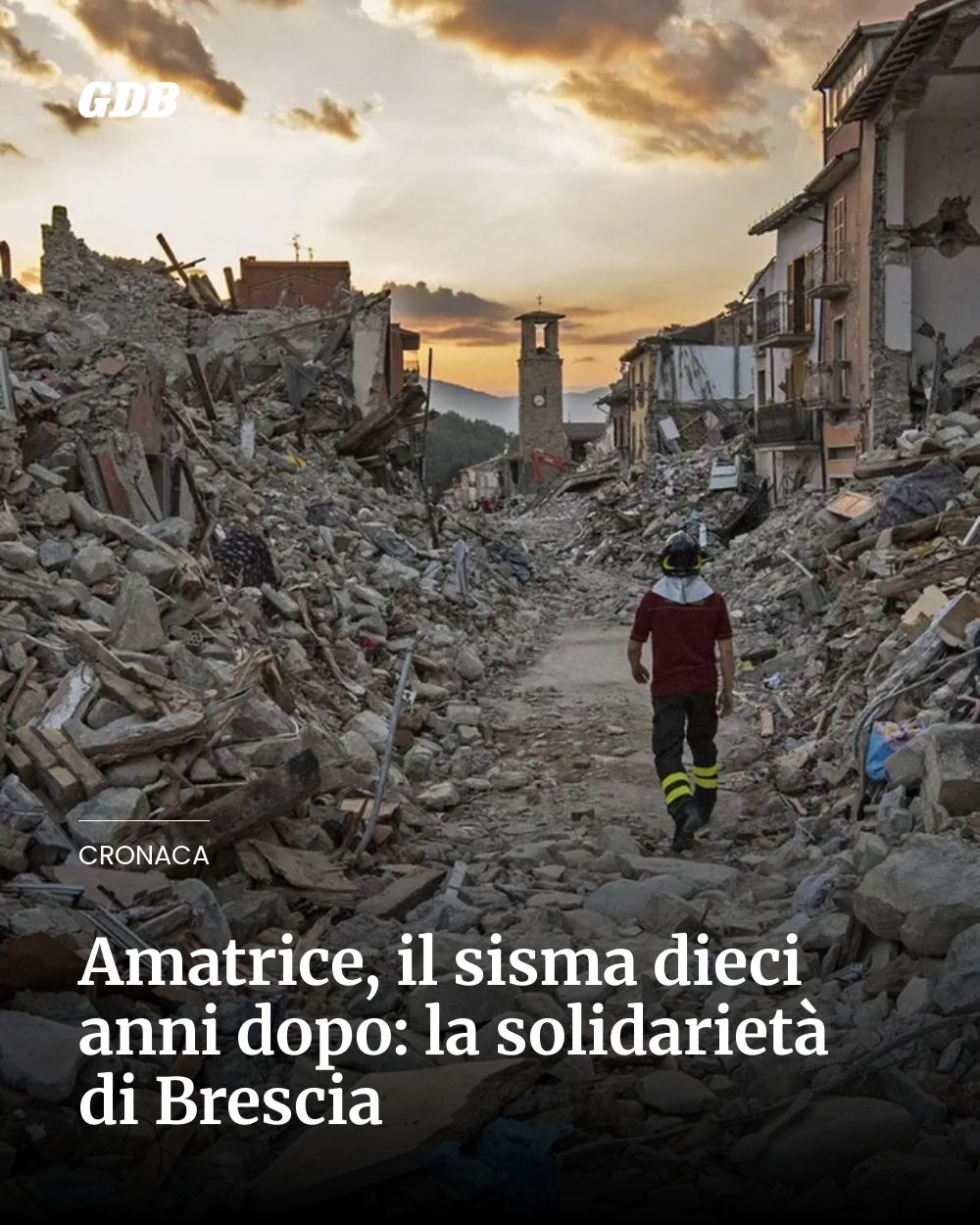 Post Instagram @giornaledibrescia: Amatrice, il sisma dieci anni dopo: la solidarietà di Brescia...