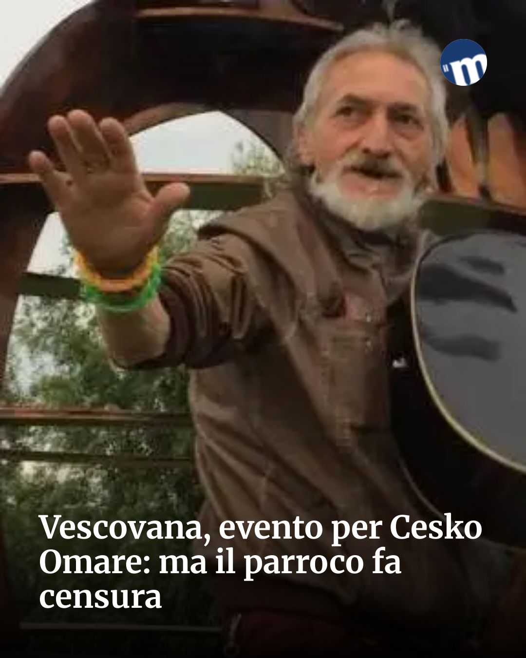 Post Instagram @socialbeat.test: Vescovana, evento per Cesko Omare: ma il parroco fa censura...