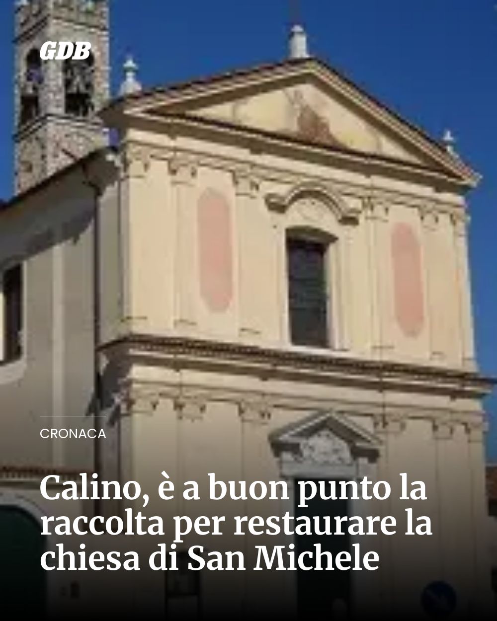 Post Instagram @giornaledibrescia: Calino, è a buon punto la raccolta per restaurare la chiesa di San Michele...