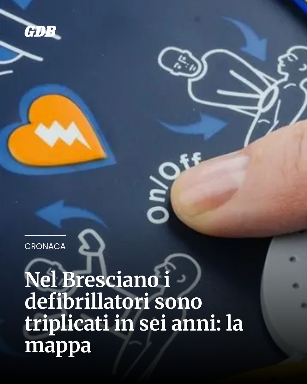 Post Instagram @giornaledibrescia: Nel Bresciano i defibrillatori sono triplicati in sei anni: la mappa...
