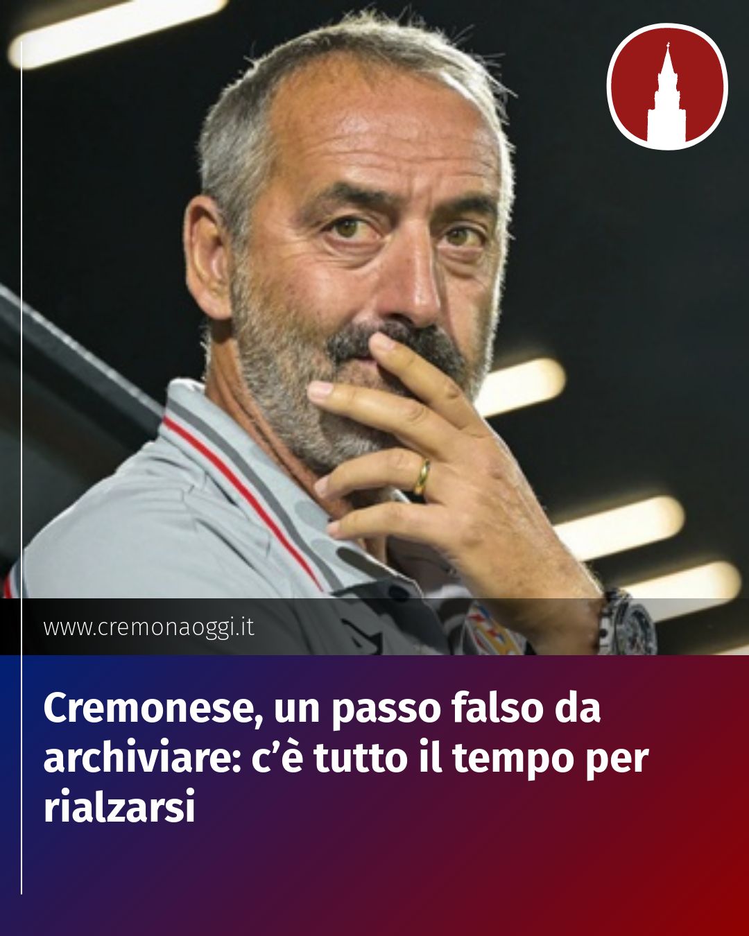 Post Instagram @Cremona_Oggi: Cremonese, un passo falso da archiviare: c’è tutto il tempo per rialzarsi...