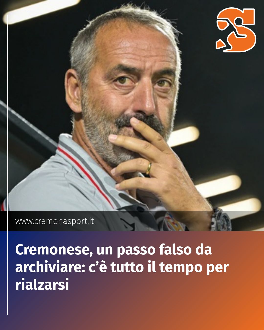 Post Instagram @Cremona_Sport: Cremonese, un passo falso da archiviare: c’è tutto il tempo per rialzarsi...