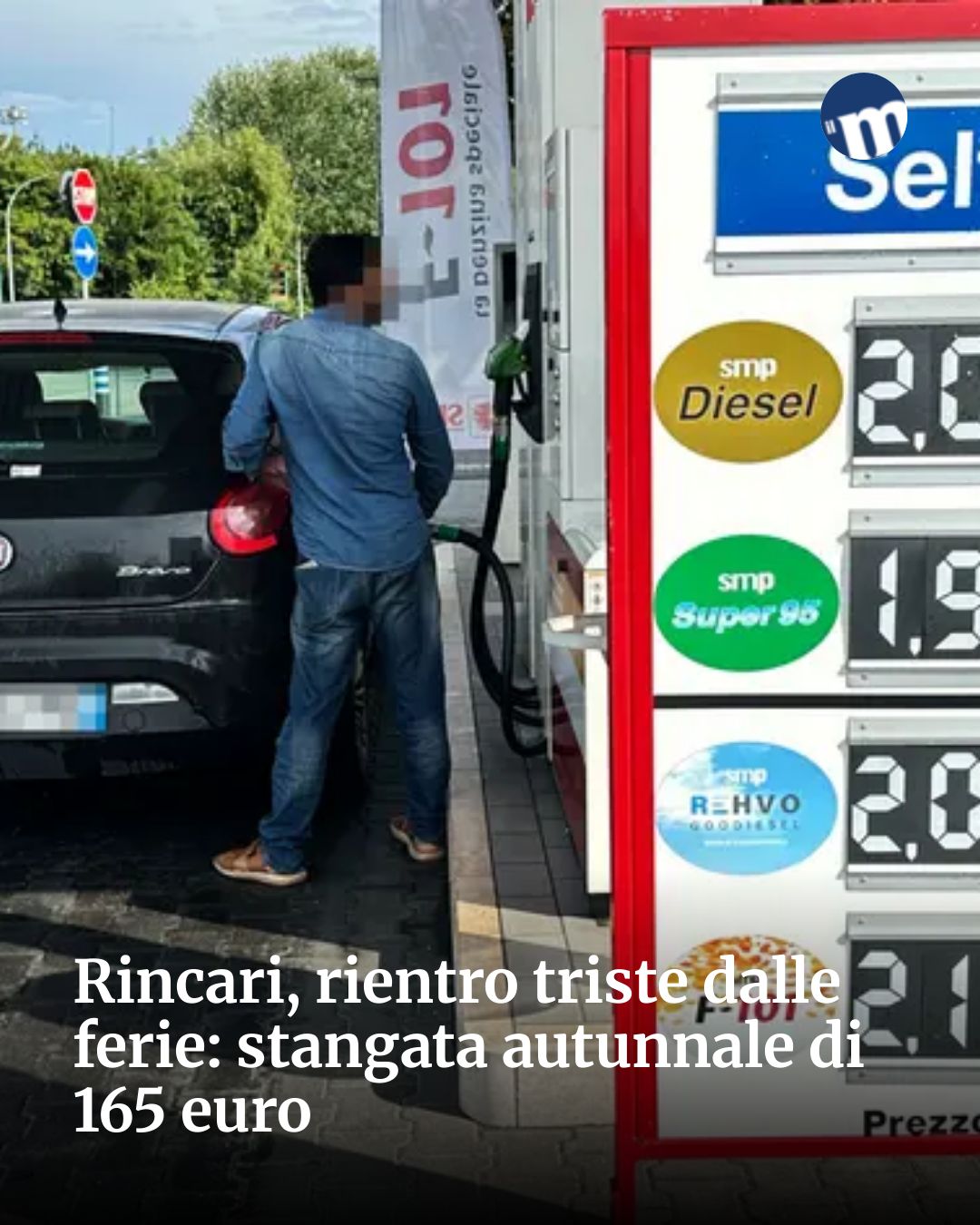 Post Instagram @socialbeat.test: Rincari, rientro triste dalle ferie: stangata autunnale di 165 euro...