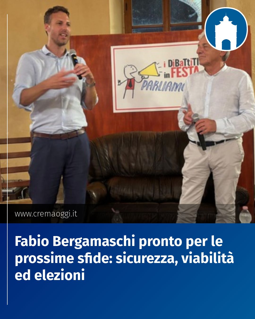 Post Instagram @redazione@cremaoggi.it: Fabio Bergamaschi pronto per le prossime sfide: sicurezza, viabilità ed elezioni...