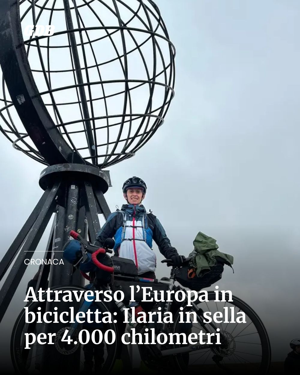 Post Instagram @giornaledibrescia: Attraverso l’Europa in bicicletta: Ilaria in sella per 4.000 chilometri...