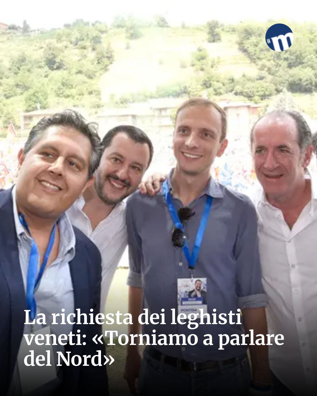 Post Instagram @socialbeat.test: La richiesta dei leghisti veneti: «Torniamo a parlare del Nord»...
